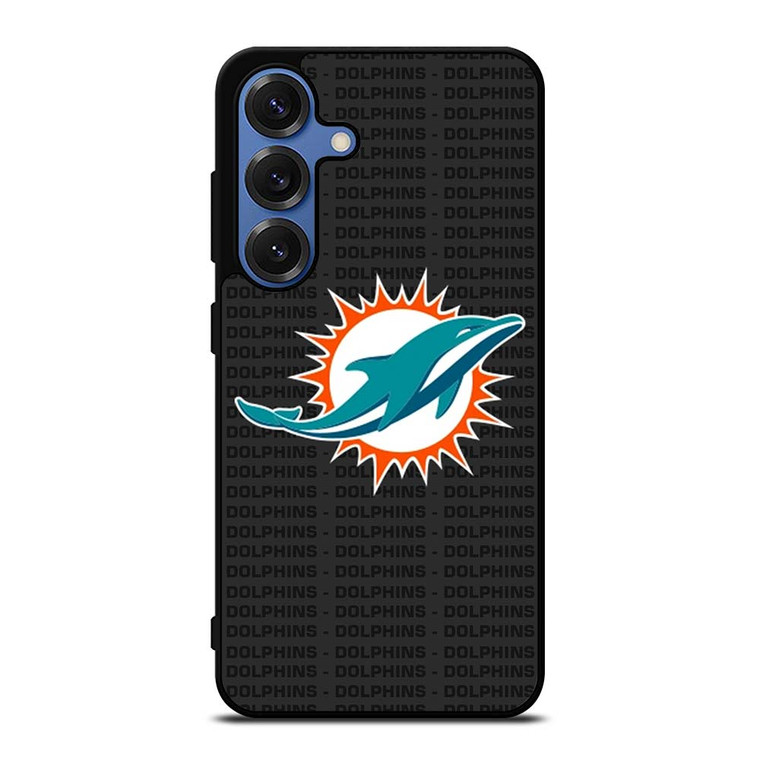 MIAMI DOLPHINS FOOTBALL TEXT Samsung Galaxy S25 Case Cover