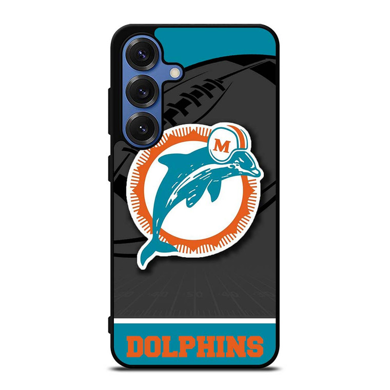 MIAMI DOLPHINS NFL TEAM Samsung Galaxy S25 Case Cover