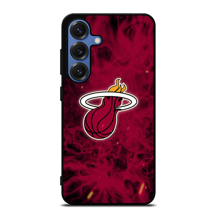 MIAMI HEAT BASKETBALL NBA FIRES Samsung Galaxy S25 Case Cover