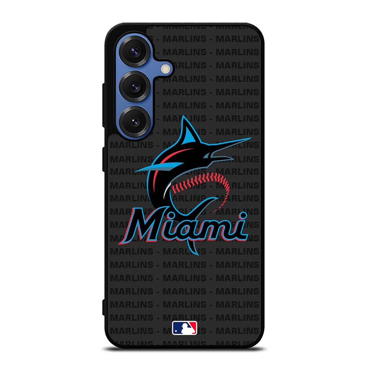 MIAMI MARLINS BASEBALL BLACK Samsung Galaxy S25 Case Cover