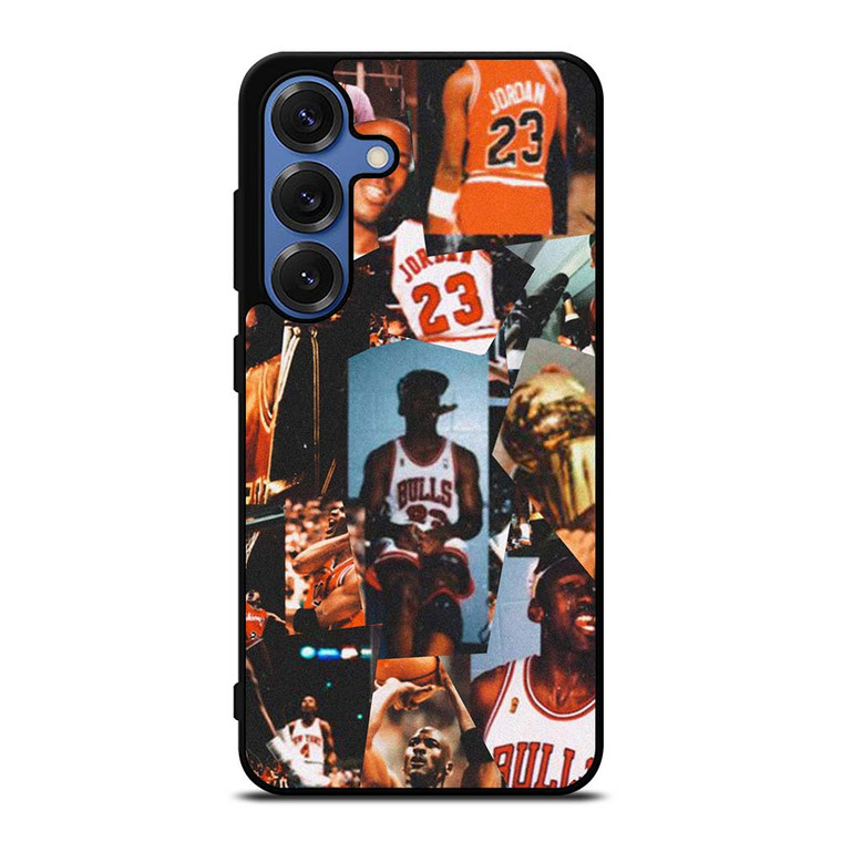 MICHAEL JORDAN RETRO COLLAGE Samsung Galaxy S25 Case Cover