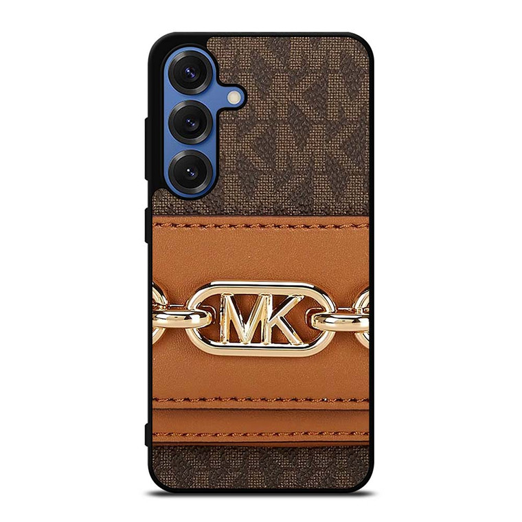MICHAEL KORS MK LOGO BROWN BAG Samsung Galaxy S25 Case Cover