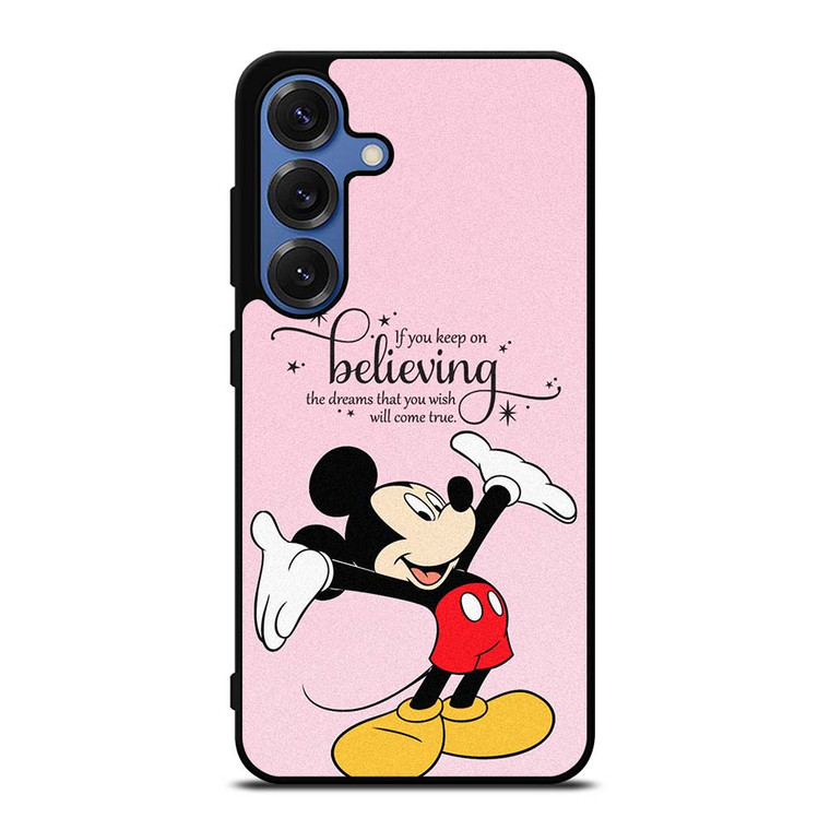 MICKEY MOUSE DISNEY QUOTES Samsung Galaxy S25 Case Cover