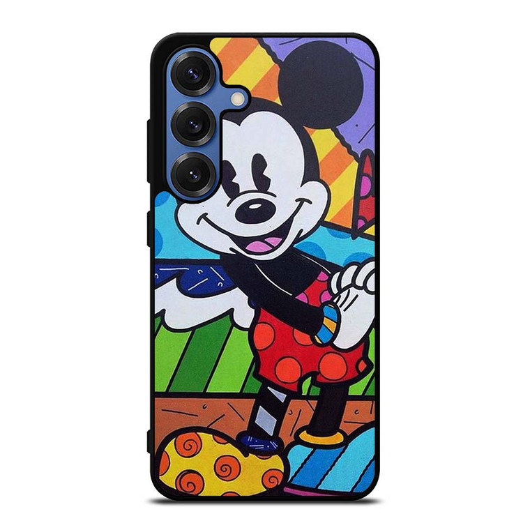 MICKEY MOUSE ROMERO BRITTO ART Samsung Galaxy S25 Case Cover