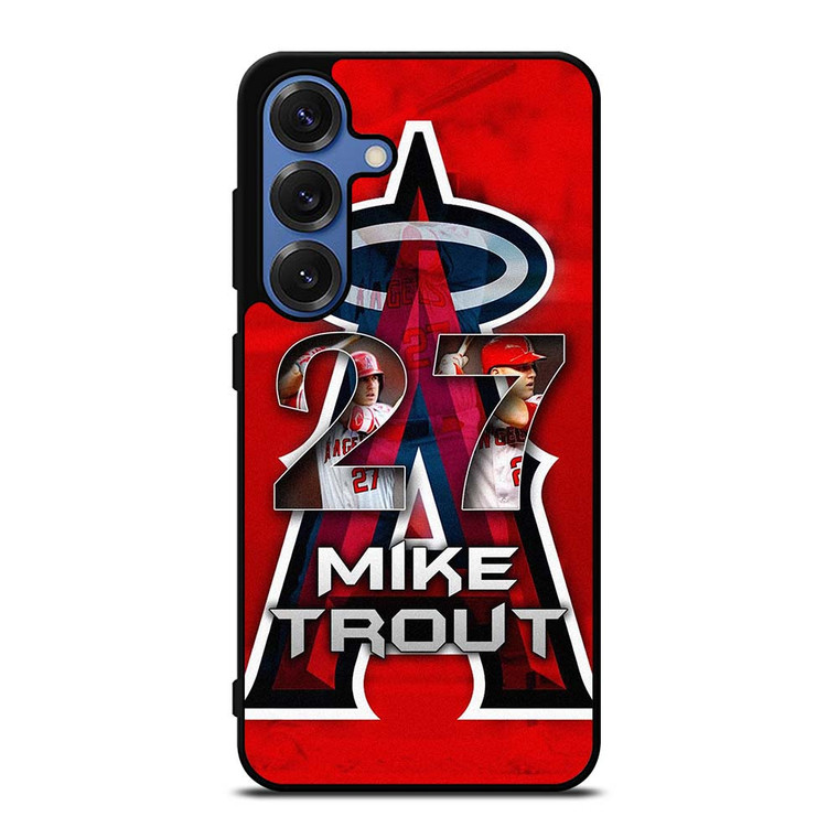 MIKE TROUT LOS ANGELES ANGELS Samsung Galaxy S25 Case Cover