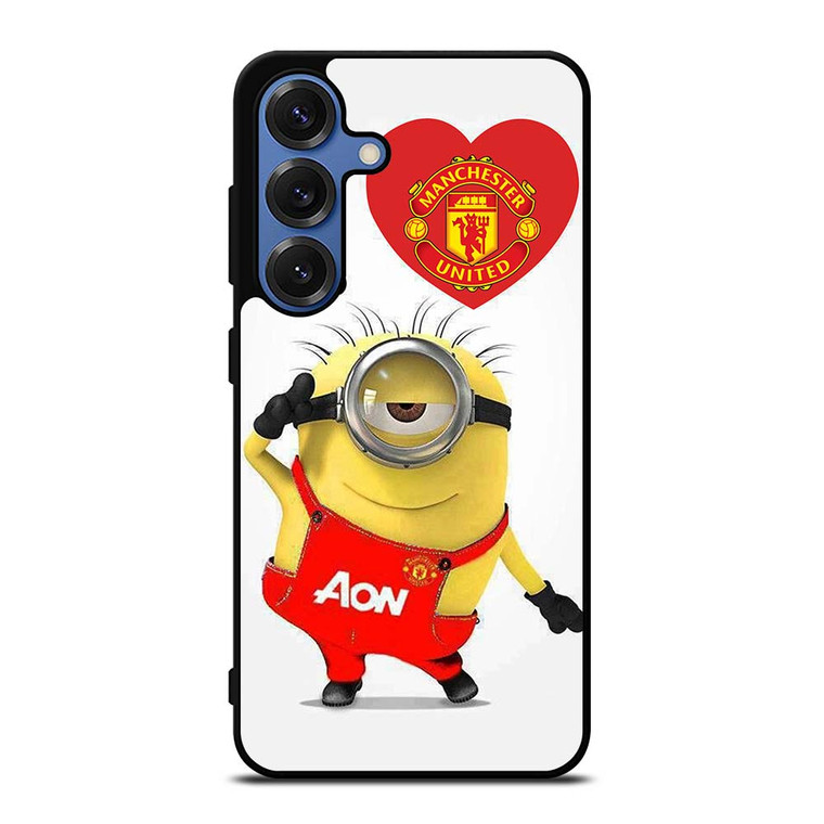 MINIONS LOVE MANCHESTER UNITED Samsung Galaxy S25 Case Cover