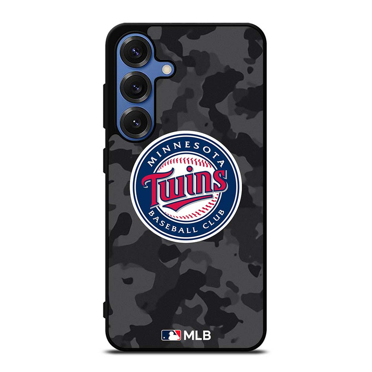 MINNESOTA TWINS BASEBALL BLACK CAMO Samsung Galaxy S25 Case Cover