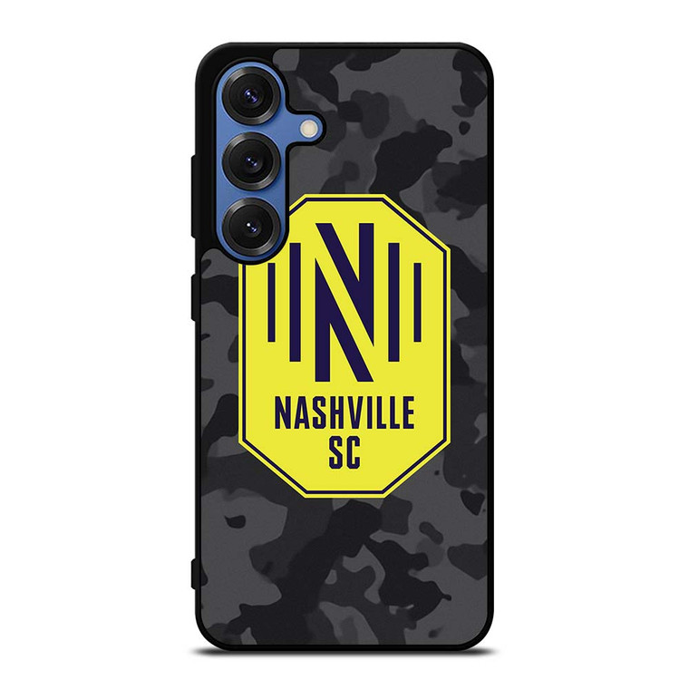 NASHVILLE SC MLS BLACK CAMO Samsung Galaxy S25 Case Cover
