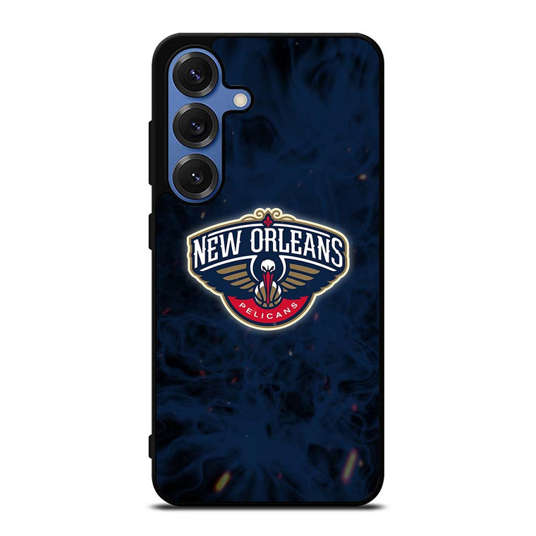 NEW ORLEANS PELICANS BASKETBALL NBA FIRE Samsung Galaxy S25 Case Cover