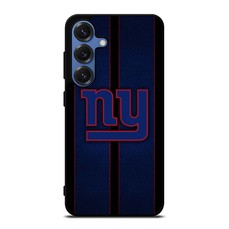 NEW YORK GIANTS NFL METAL STRIPE Samsung Galaxy S25 Case Cover