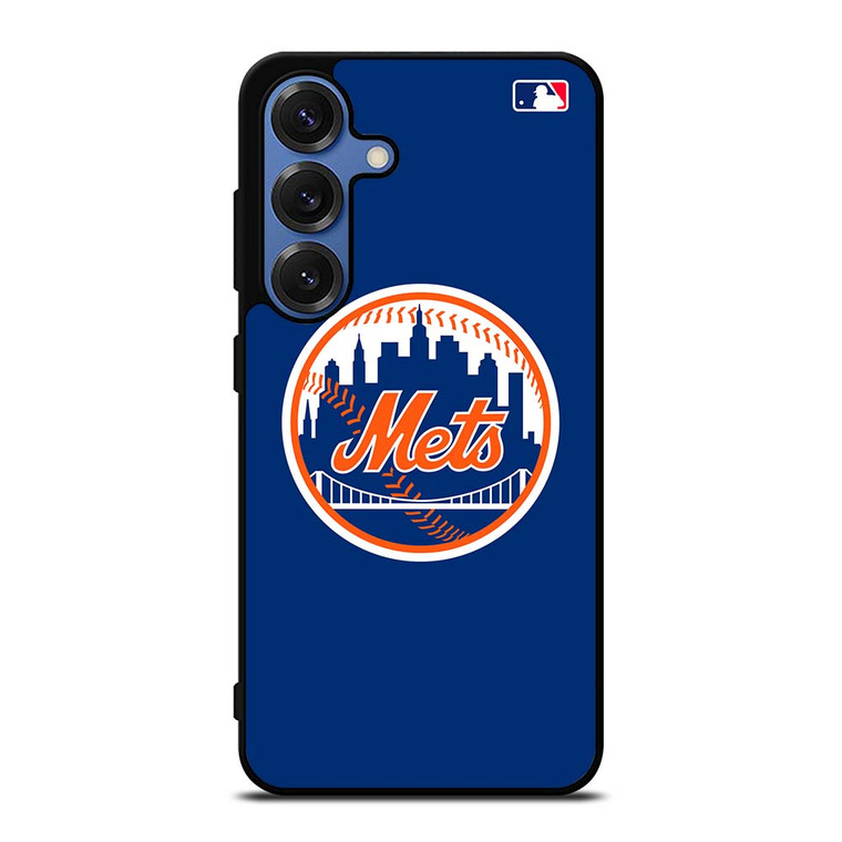NEW YORK METS MLB LOGO Samsung Galaxy S25 Case Cover