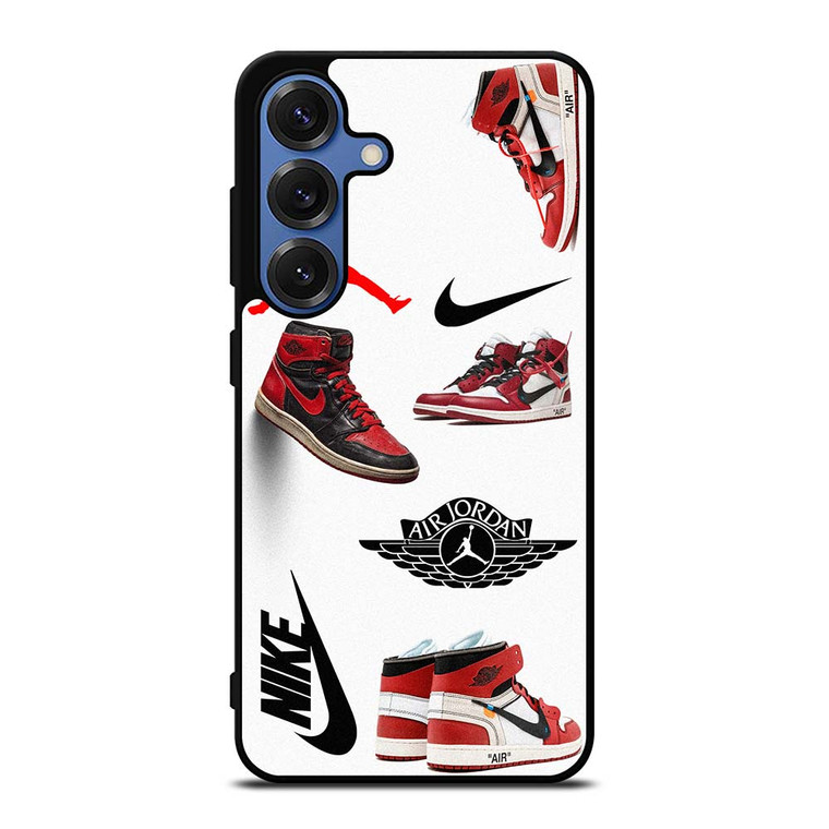 NIKE AIR JORDAN SHOES COLLAGE Samsung Galaxy S25 Case Cover