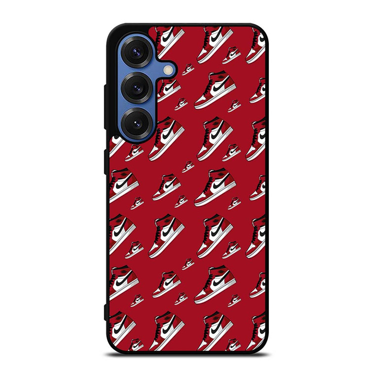 NIKE AIR JORDAN SHOES PATTERN Samsung Galaxy S25 Case Cover