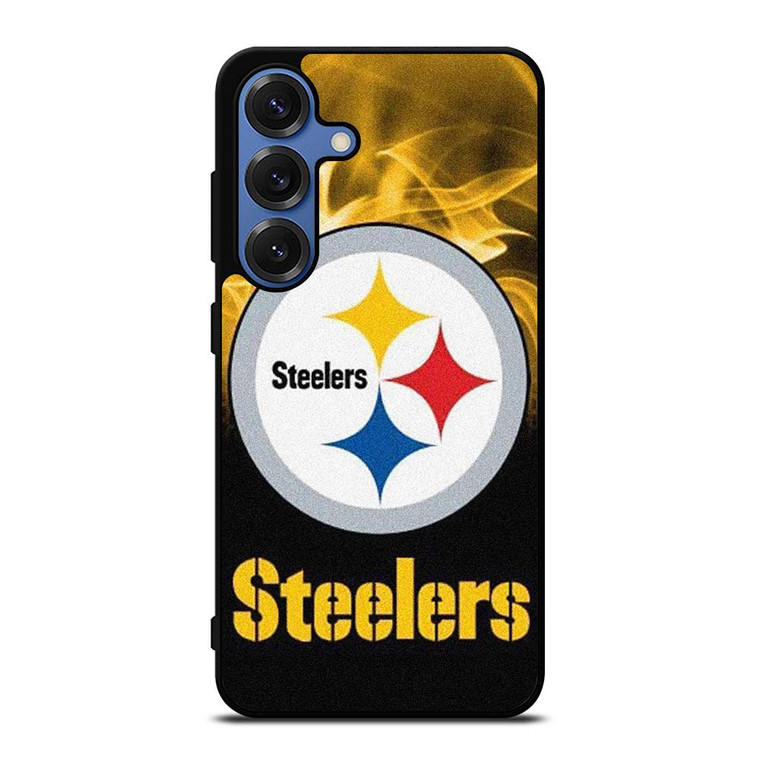 PITTSBURGH STEELERS NFL FIRE Samsung Galaxy S25 Case Cover