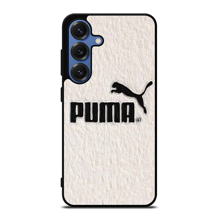 PUMA LOGO BLACK WHITE ICON Samsung Galaxy S25 Case Cover