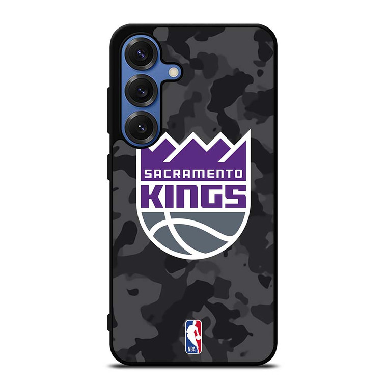 SACRAMENTO KINGS BLACK CAMO Samsung Galaxy S25 Case Cover