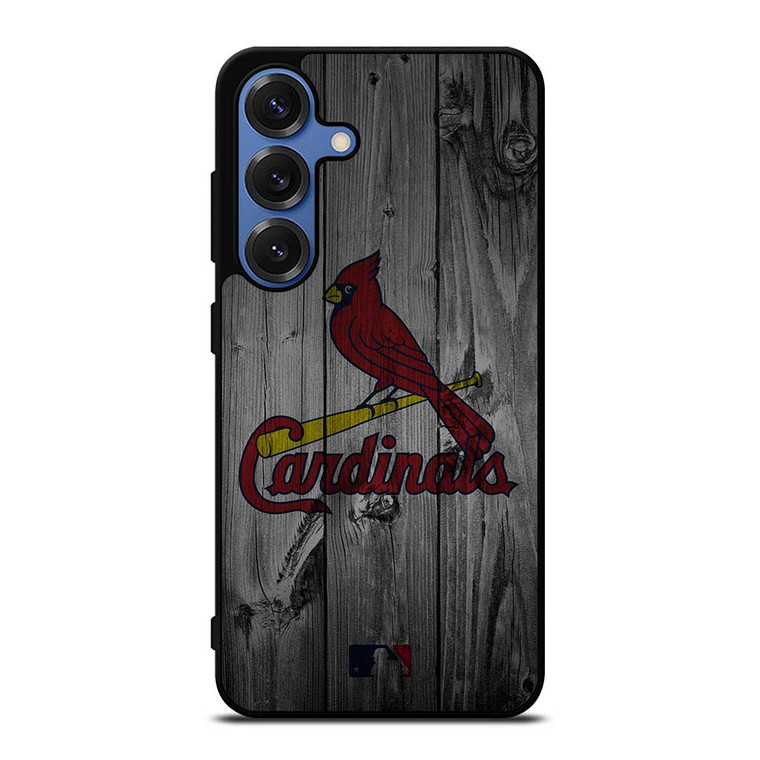 SAINT LOUIS CARDINALS BASEBALL MLB WOOD LOGO Samsung Galaxy S25 Case Cover