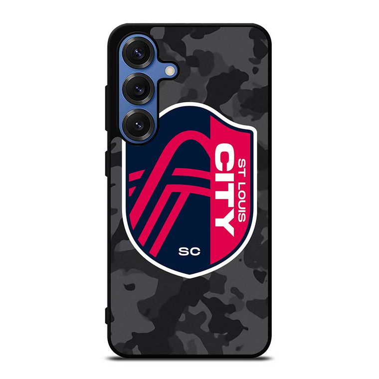 SAINT LOUIS CITY MLS BLACK CAMO Samsung Galaxy S25 Case Cover