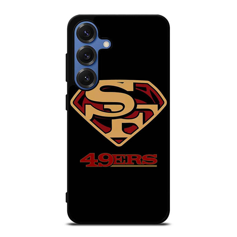 SAN FRANCISCO 49ERS FOOTBALL SUPERMAN LOGO Samsung Galaxy S25 Case Cover