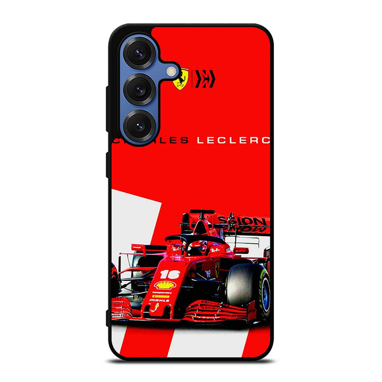 SCUDERIA FERRARI CHARLES LECLERC F1 Samsung Galaxy S25 Case Cover