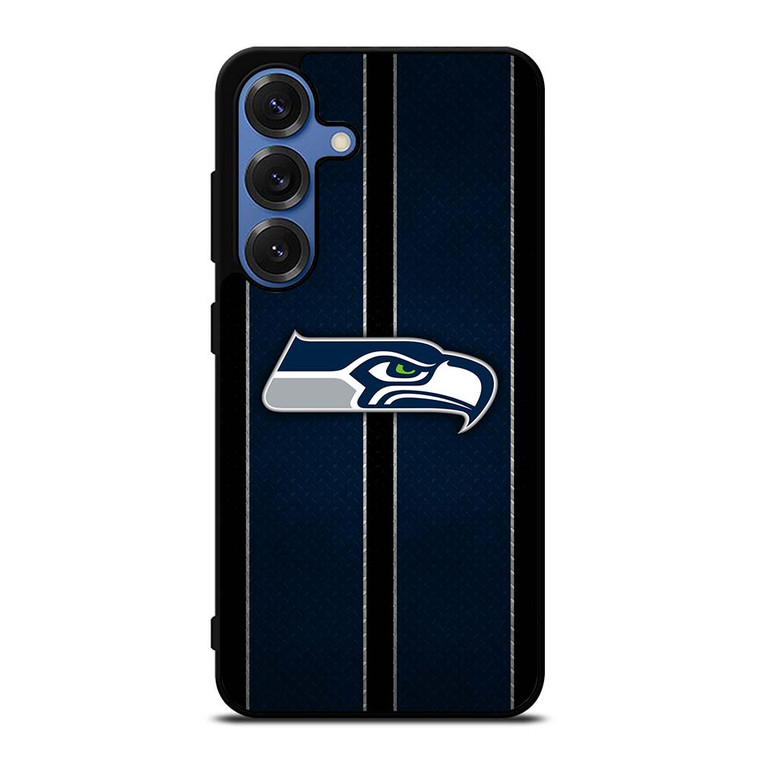 SEATTLE SEAHAWKS NFL METAL STRIPE Samsung Galaxy S25 Case Cover
