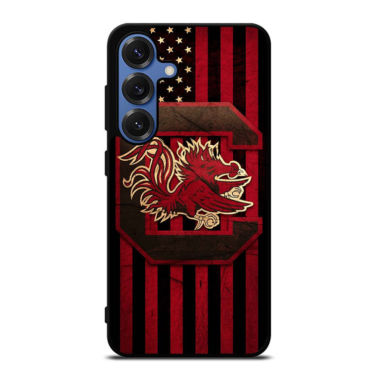 SOUTH CAROLINA GAMECOCKS FOOTBALL FLAG Samsung Galaxy S25 Case Cover