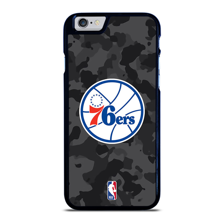 PHILADELPHIA 76ERS BLACK CAMO iPhone 6 / 6S Case Cover