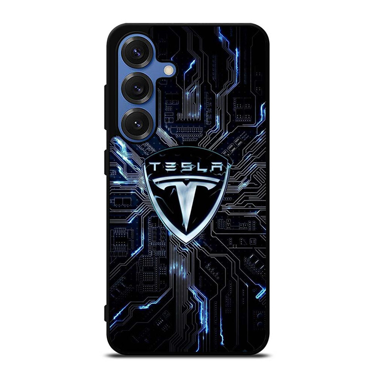 TESLA CAR ENGINE Samsung Galaxy S25 Case Cover