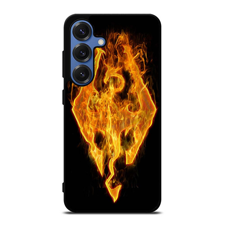 THE ELDER SCROLLS SKYRIM FIRE SIGN Samsung Galaxy S25 Case Cover