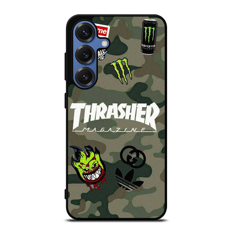 THRASHER SKATEBOARD CAMO COLLAGE Samsung Galaxy S25 Case Cover