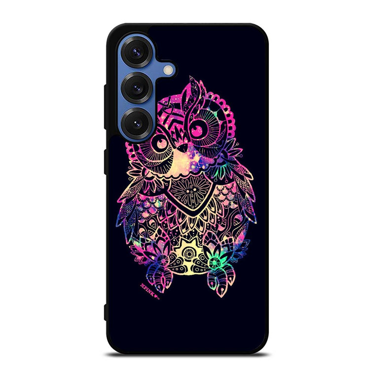 TRIBAL OWL ART Samsung Galaxy S25 Case Cover
