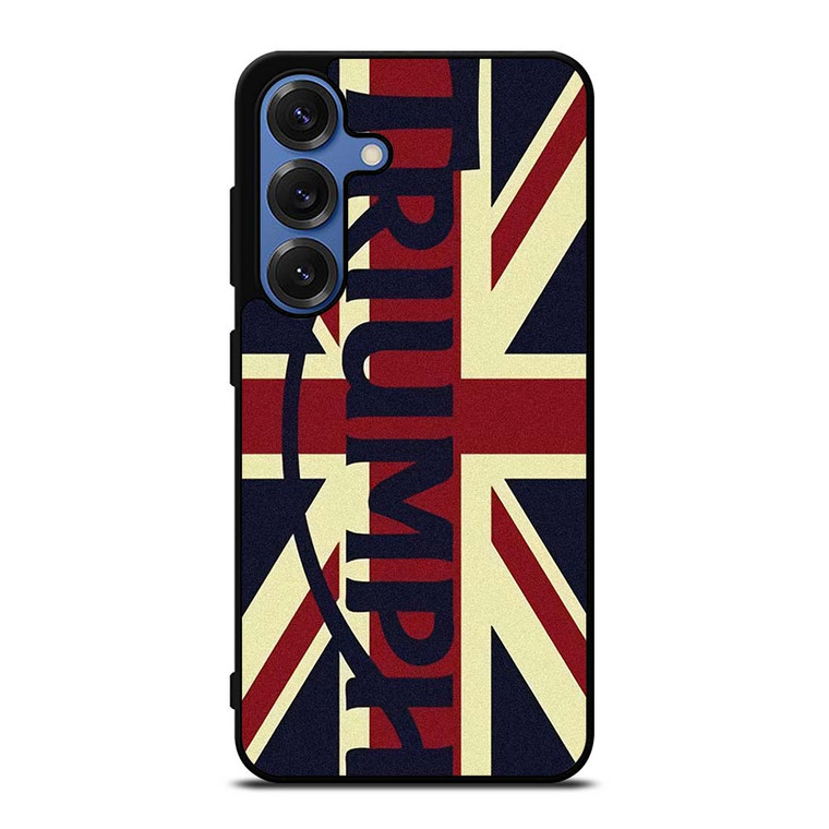 TRIUMPH MOTORCYCLES UNION JACK 2 Samsung Galaxy S25 Case Cover