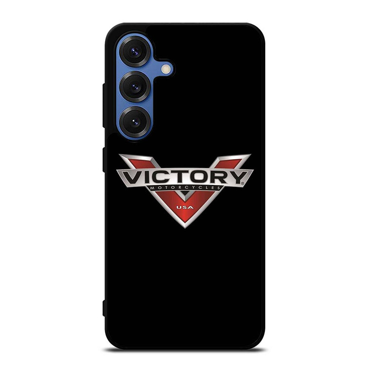 VICTORY MOTORCYCLES USA BLACK Samsung Galaxy S25 Case Cover