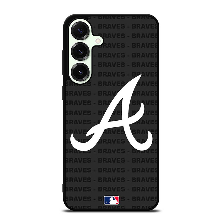 ATLANTA BRAVES BASEBALL BLACK Samsung Galaxy S25 Plus Case Cover ATLANTA BRAVES BASEBALL BLACK Samsung Galaxy S25 Plus Case Cover