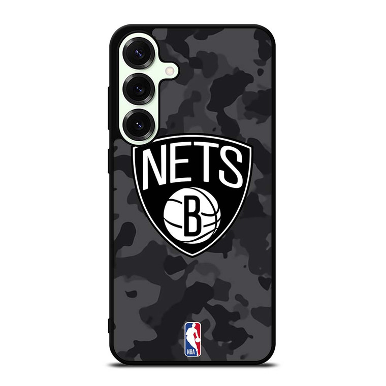BROOKLYN NETS BLACK CAMO Samsung Galaxy S25 Plus Case Cover