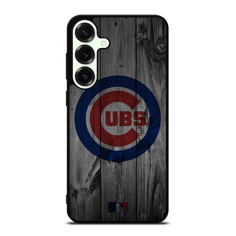 CHICAGO CUBS BASEBALL MLB WOOD LOGO Samsung Galaxy S25 Plus Case Cover