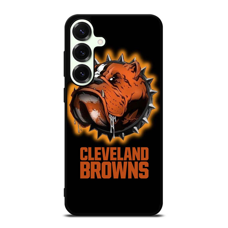 CLEVELAND BROWNS FOOTBALL LOGO DAWG POUND MASCOT Samsung Galaxy S25 Plus Case Cover