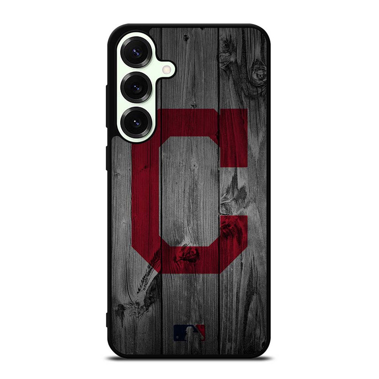 CLEVELAND GUARDIANS BASEBALL MLB WOOD LOGO Samsung Galaxy S25 Plus Case Cover