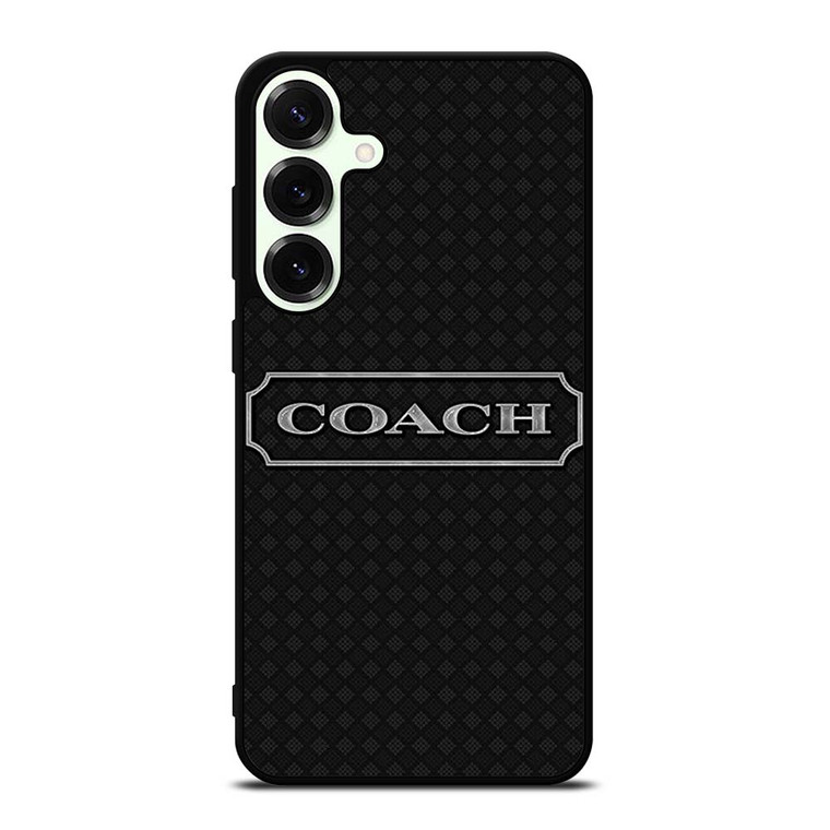 COACH NEW YORK LOGO BLACK Samsung Galaxy S25 Plus Case Cover
