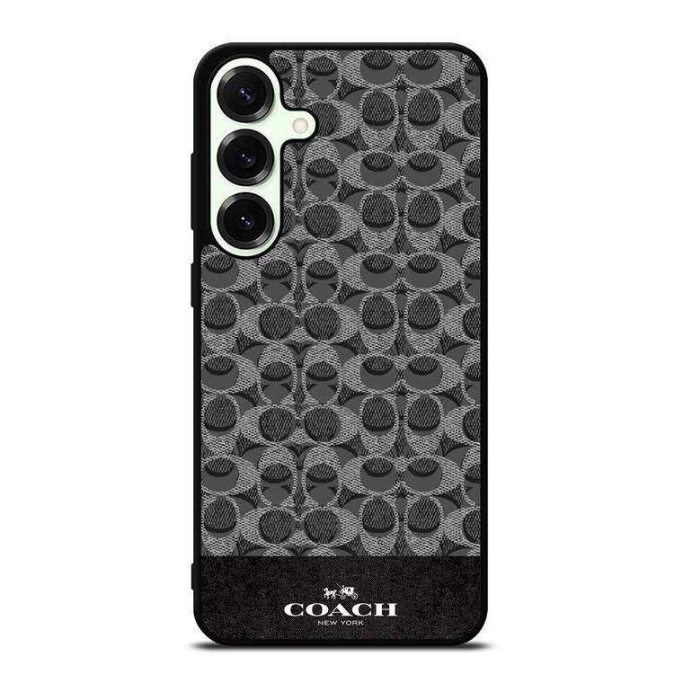 COACH NEW YORK LOGO DARK GREY Samsung Galaxy S25 Plus Case Cover