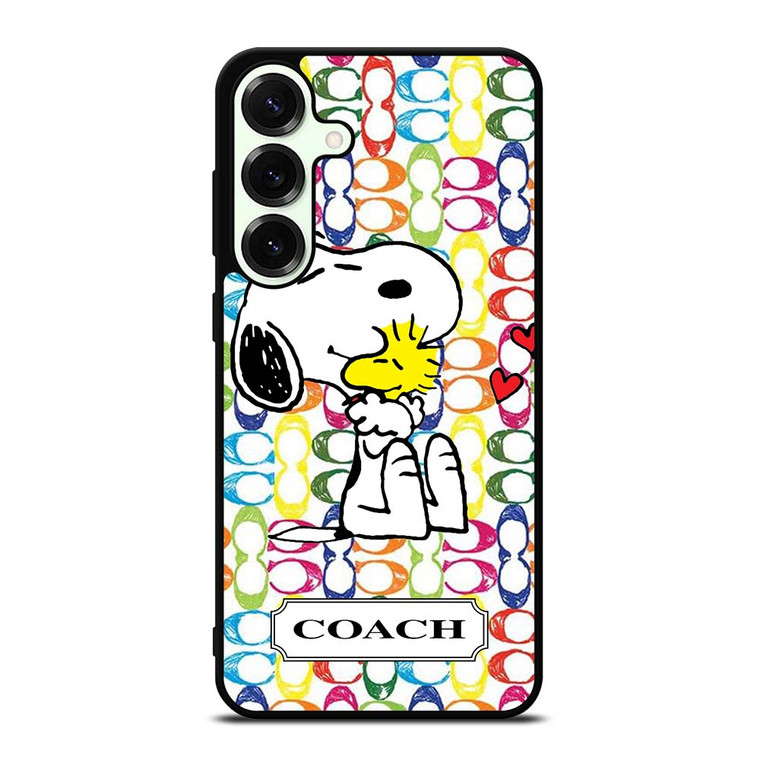COACH NEW YORK LOGO SNOOPY THE PEANUTS Samsung Galaxy S25 Plus Case Cover