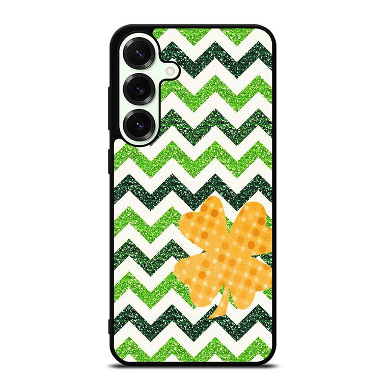 CUTE GREEN CHEVRON Samsung Galaxy S25 Plus Case Cover