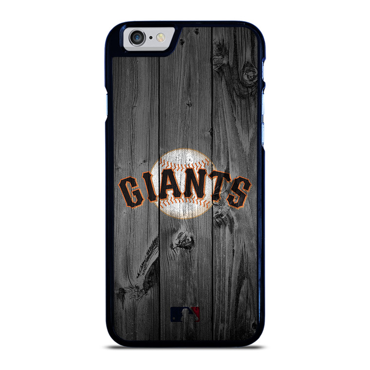 SAN FRANCISCO GIANTS BASEBALL MLB WOOD LOGO iPhone 6 / 6S Case Cover