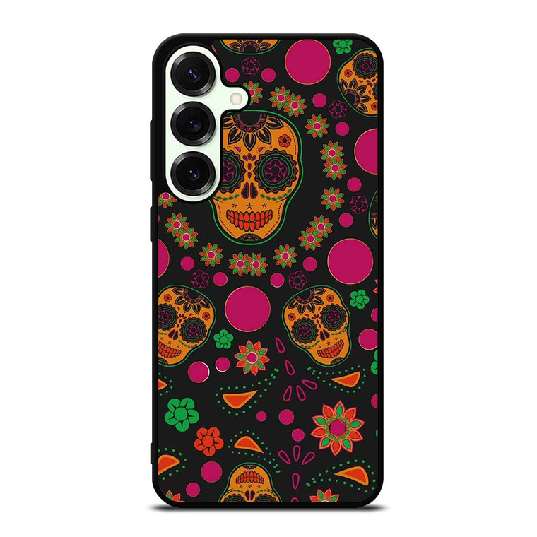 DIA DE LOS MUERTOS PATTERN Samsung Galaxy S25 Plus Case Cover