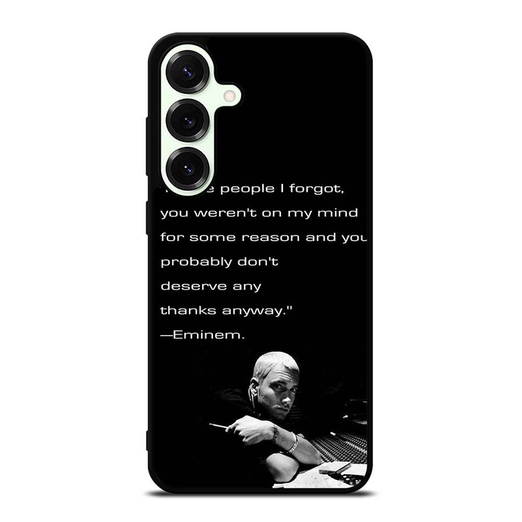 EMINEM RAPPER QUOTES 2 Samsung Galaxy S25 Plus Case Cover