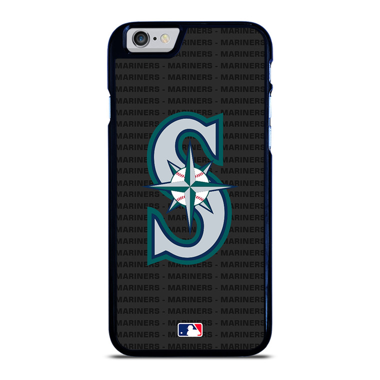 SEATTLE MARINERS BASEBALL BLACK iPhone 6 / 6S Case Cover SEATTLE MARINERS BASEBALL BLACK iPhone 6 / 6S Case Cover