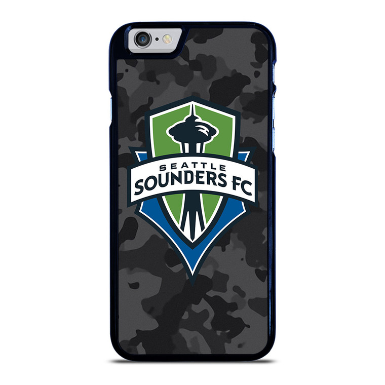 SEATTLE SOUNDERS FC MLS BLACK CAMO iPhone 6 / 6S Case Cover SEATTLE SOUNDERS FC MLS BLACK CAMO iPhone 6 / 6S Case Cover