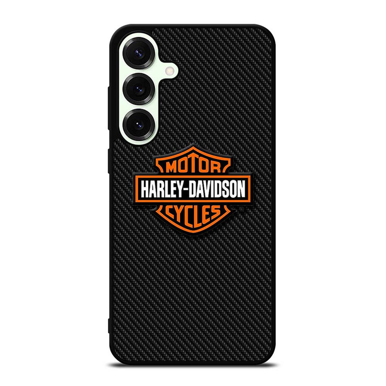 HARLEY DAVIDSON MOTORCYCLES LOGO CARBON Samsung Galaxy S25 Plus Case Cover