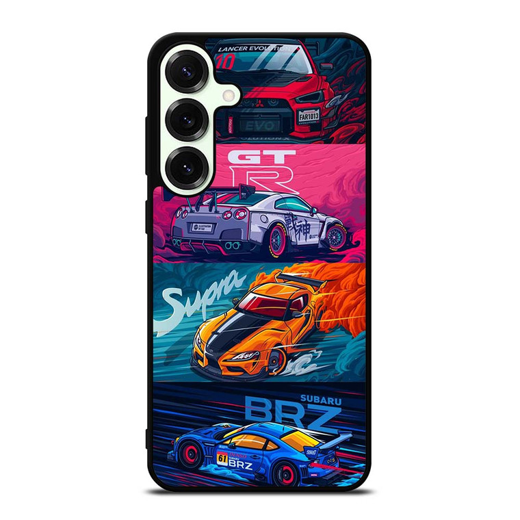 JAPAN RACING SPORTS CARS SUPRA GTR LANCER BRZ Samsung Galaxy S25 Plus Case Cover