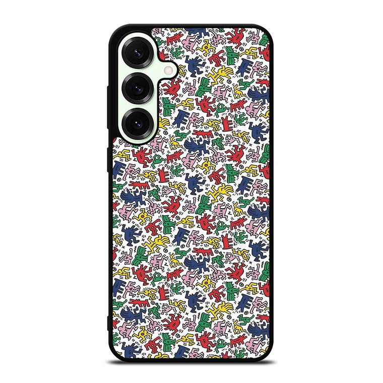 KEITH HARING ART COLORFUL FIGURES Samsung Galaxy S25 Plus Case Cover